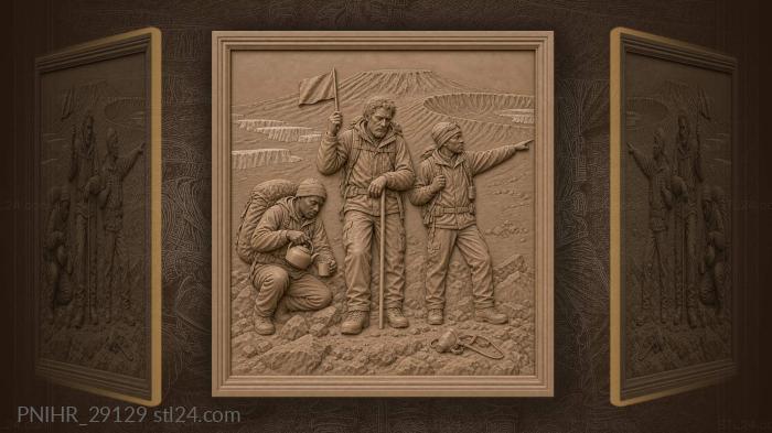 Kilimanjaro summit tea and triumph 3d STL model