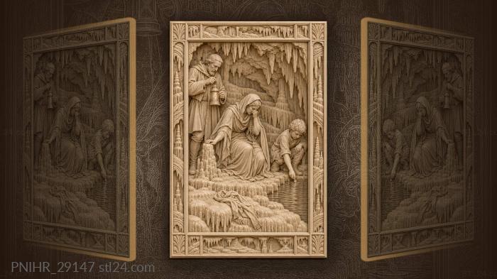 Widow’s grief at cavern’s edge 3d STL model