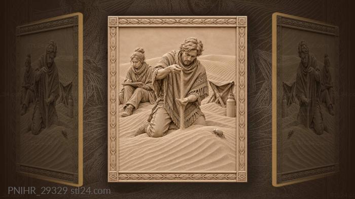 Traveler lets grains feed companion sketch 3d STL model