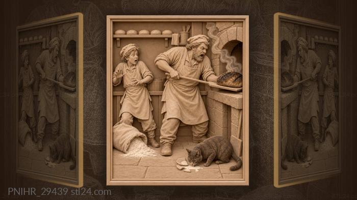 Baker and burnt loaf surprise 3d STL model