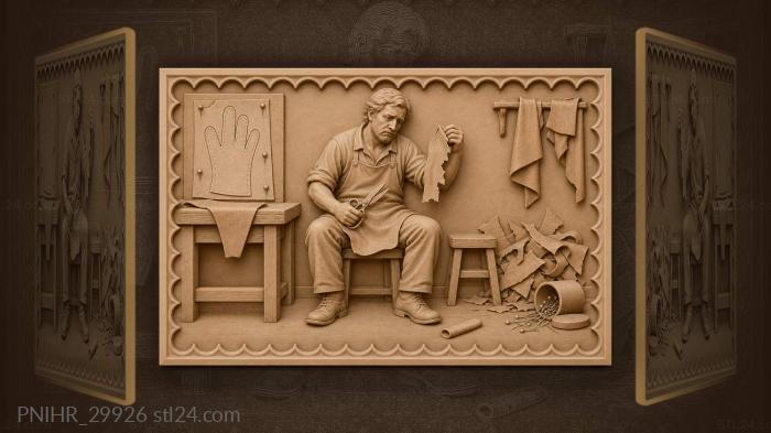 Glover’s ruined leatherwork sad moment 3d STL model