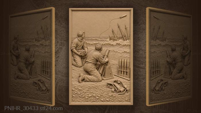 Rescue by rocket and line 3d STL model