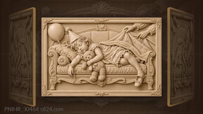 Balloon trails the last partygoer to sleep 3d STL model
