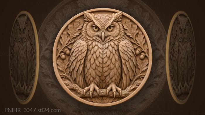 Talons gripping the lower edge 3d STL model
