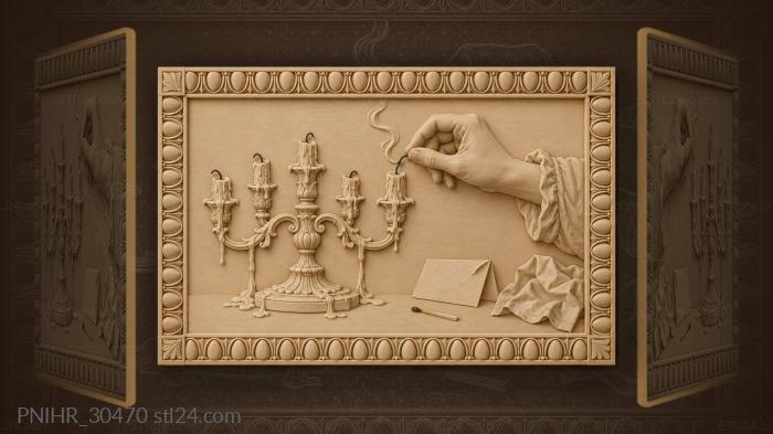 Flickering embers last quiet moment 3d STL model