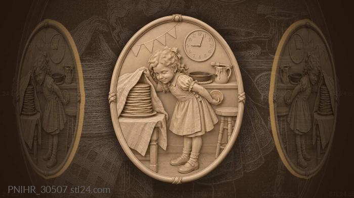 Pancakes secret stolen breakfast fun 3d STL model