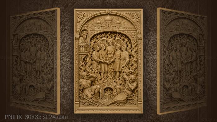 Fiery trial of young heroes 3d STL model