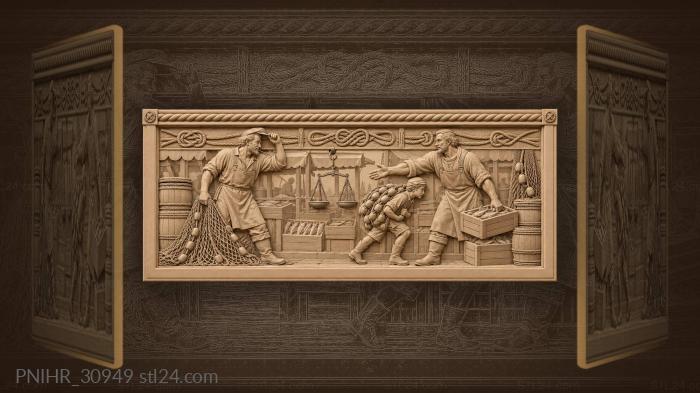 Newcomers greet as the apprentice ducks beneath 3d STL model