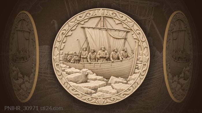 Pomor koch in icy waters 3d STL model