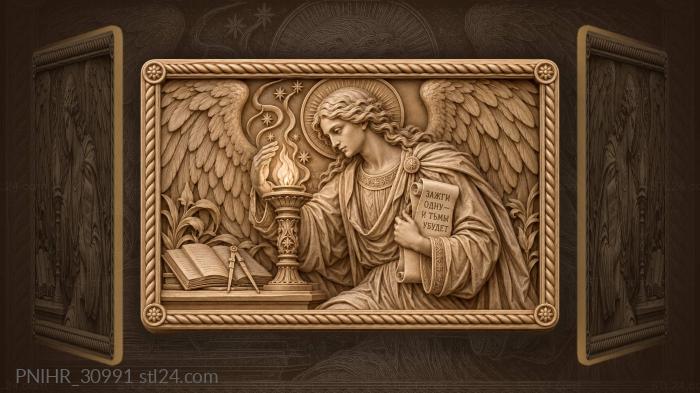 Uriel sparks a flame that lessens darkness 3d STL model