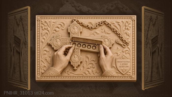 Relic placement hands sacred fragment 3d STL model
