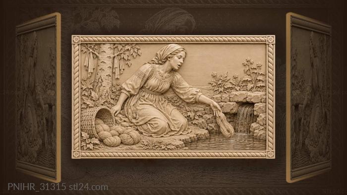 Vow to the spring maiden yarn 3d STL model