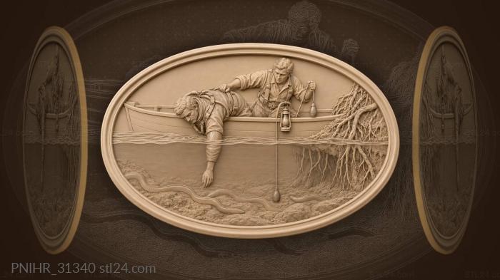 River rescue depth sounding exploration 3d STL model