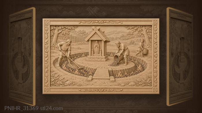 Embers shrine ancient ritual work 3d STL model