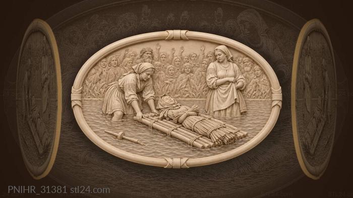 Kostroma effigy floating down the river 3d STL model