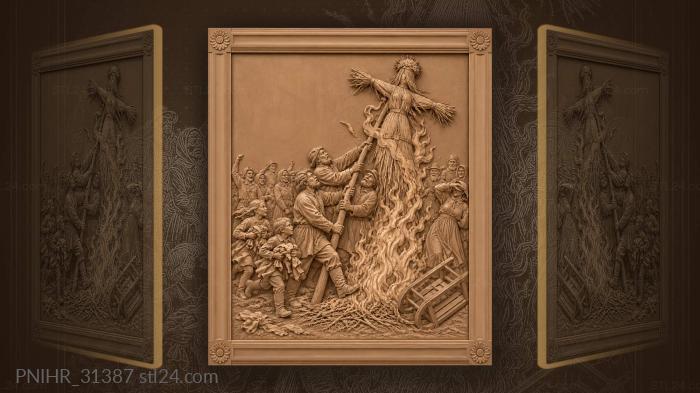 Burning marena spring road clearing 3d STL model