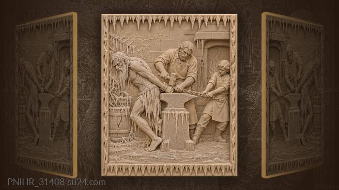 Frost spirit shackled at the anvil 3d STL model