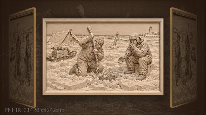 Mate warming fingers beside the chisel 3d STL model