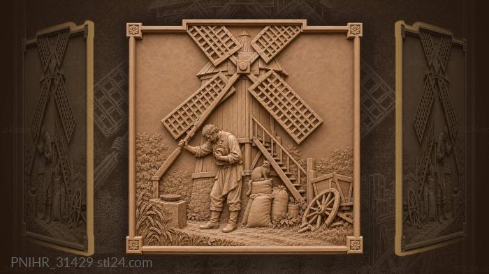 Miller bows to evening wind 3d STL model