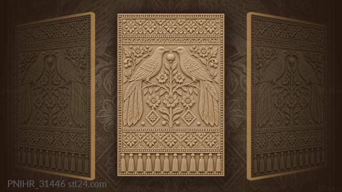 Birds of paradise ancient tree love 3d STL model