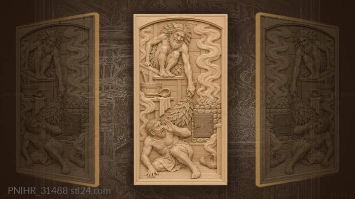 Birch besom drives the bather from steam 3d STL model