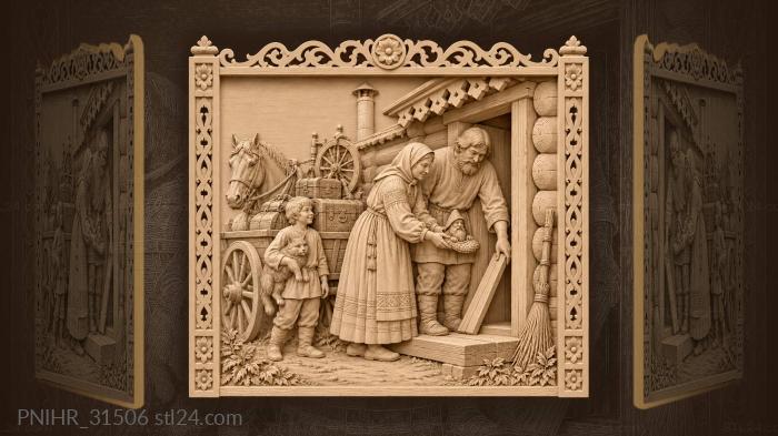 Father clears entry for spirit bearing shoe 3d STL model