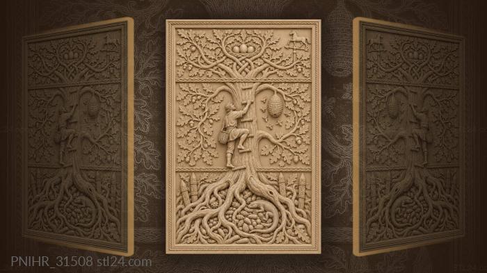 Barefoot climber between seed hoard and nest 3d STL model