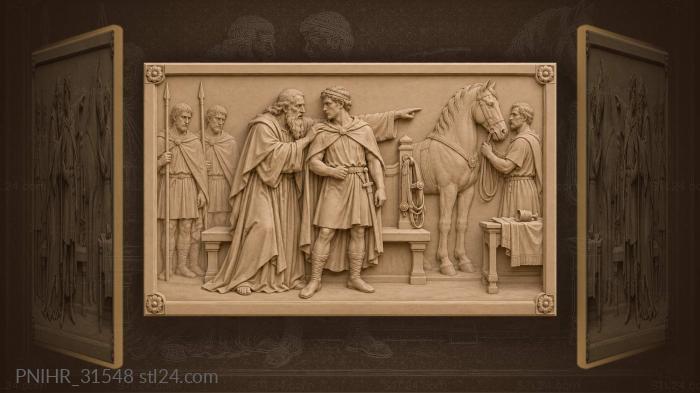 Prince counsel with wise elder 3d STL model