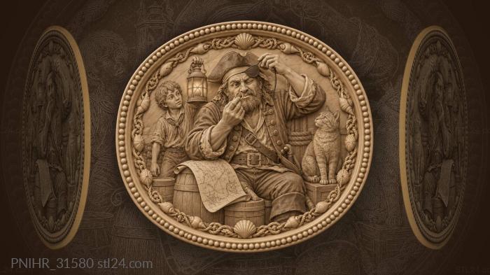 The boy holds the lantern too high 3d STL model