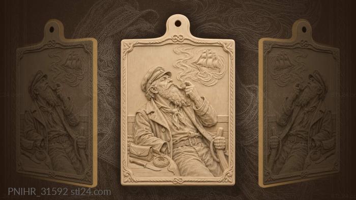 Pipe smoke shaping a little ship 3d STL model