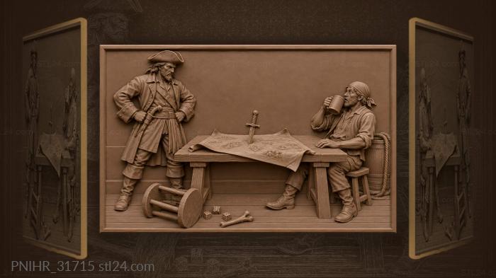 Captain’s gamble settled by blade 3d STL model