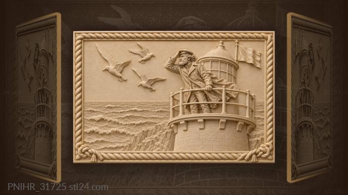 Gale lashes keeper beneath snapping signal 3d STL model