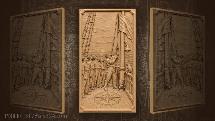 Crew welcomes morning as colors rise 3d STL model