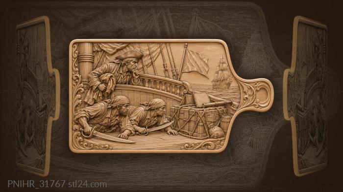 Pirate captain hidden merchant deception 3d STL model