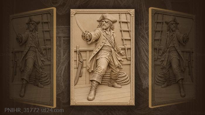Whoever draws first becomes the captain 3d STL model