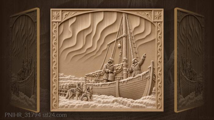 Frostbound koch shelters a halted crew 3d STL model