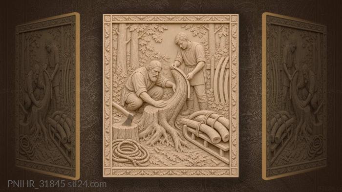 Boat building wisdom of the woods 3d STL model