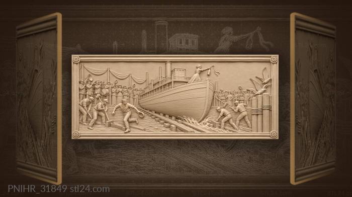 Riverboat answers as waiting water beckons 3d STL model