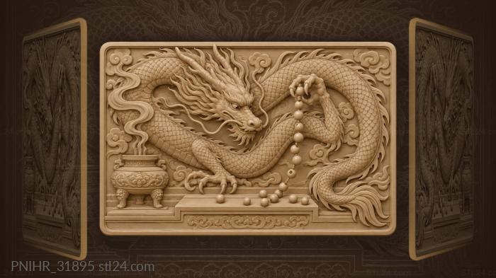 Dragon drops prayer beads 3d STL model