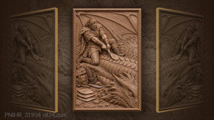 Prying scales from fallen dragon 3d STL model