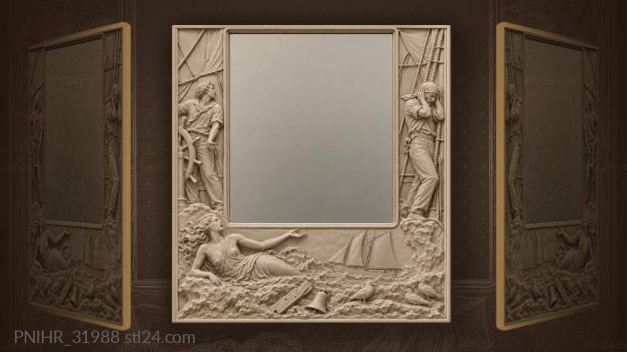 Sirens song and distant schooner 3d STL model