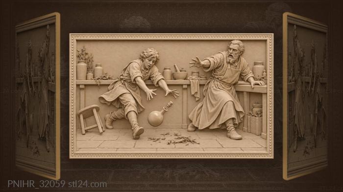 Apprentice’s blunder master’s late reaction 3d STL model