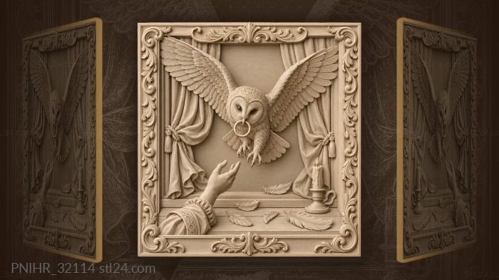 Candle on the sill with a matchmaking line 3d STL model