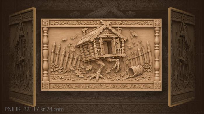 Sign above the porch calls the guest 3d STL model