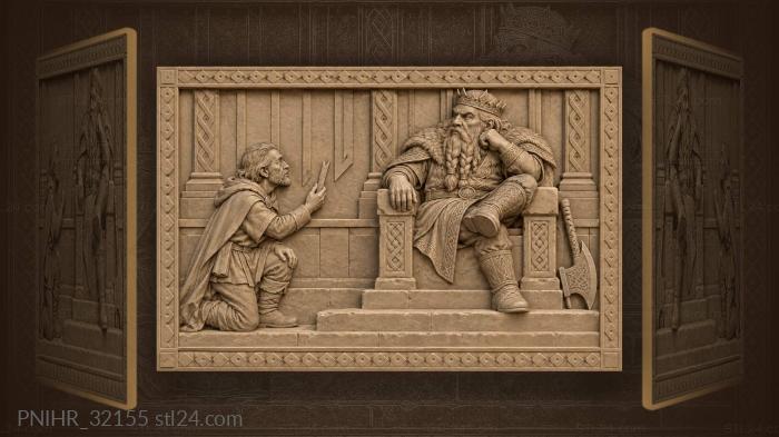 Dwarf king hears news of broken tally 3d STL model