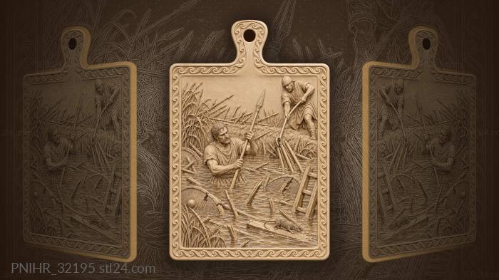 Sapper frees spears from the moat 3d STL model