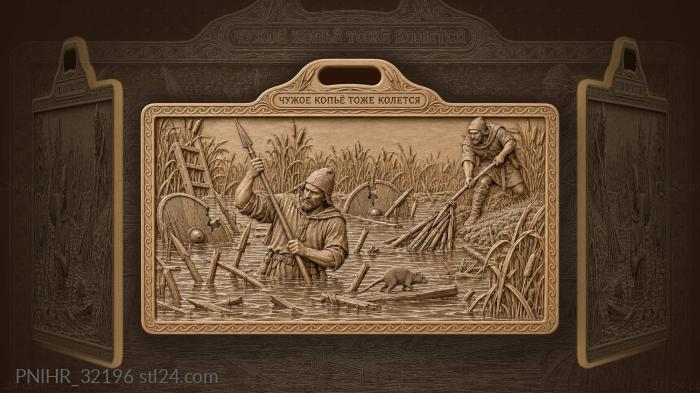 Companion helps the sapper clear the moat 3d STL model
