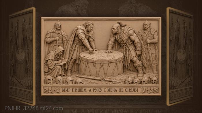 Battle map brings the warlords to peace 3d STL model