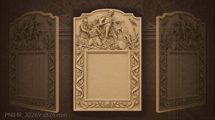 Victory over fallen enemy standard 3d STL model