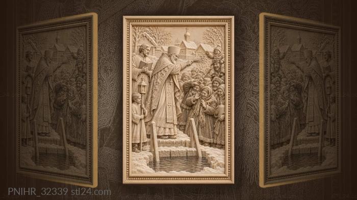 Blessing of the waters winter fun 3d STL model